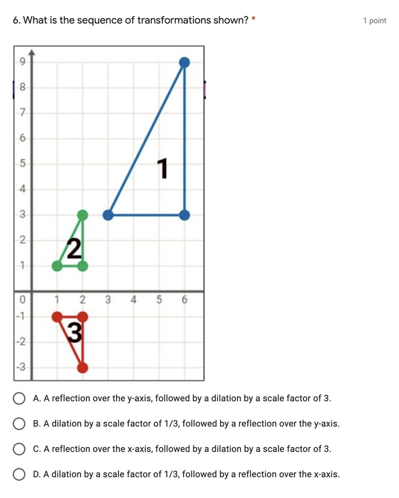 What is the sequence of transformations shown?A. A reflection over the y-axis, followed-example-1