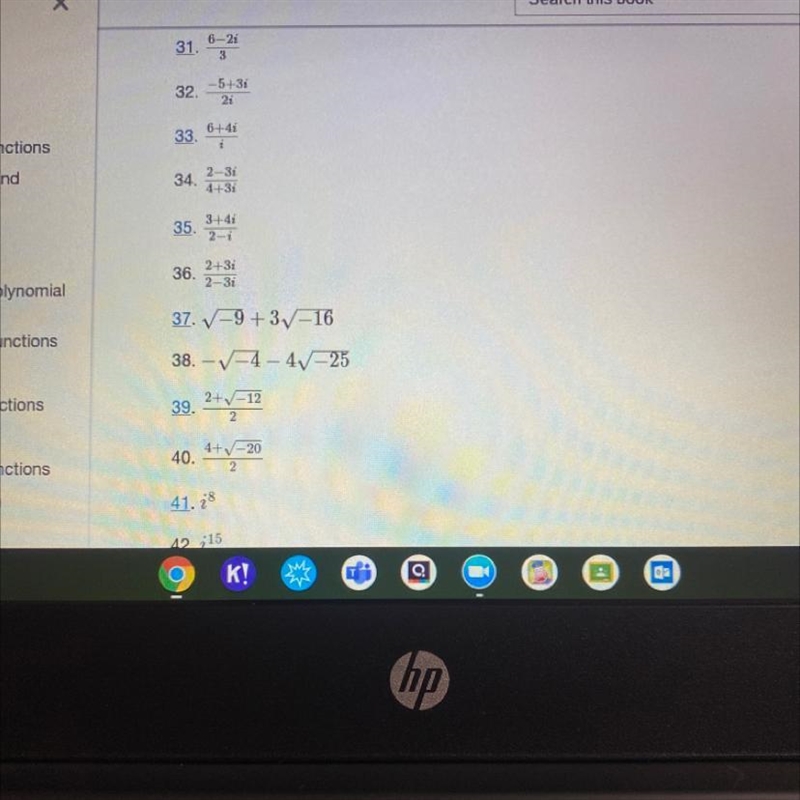 Please do 33. Performed the indicated operation and express the result as a simplified-example-1