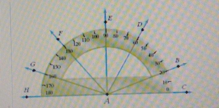 Use the protractor to find the measure of the each angle. • m< CAH• m< EAB• m-example-1