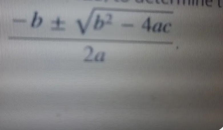 Use the discriminant, b^2 - 4ac, to determine the number of solutions of the following-example-1