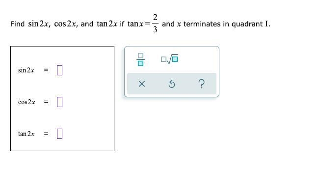 Find , , and if and terminates in quadrant .-example-1