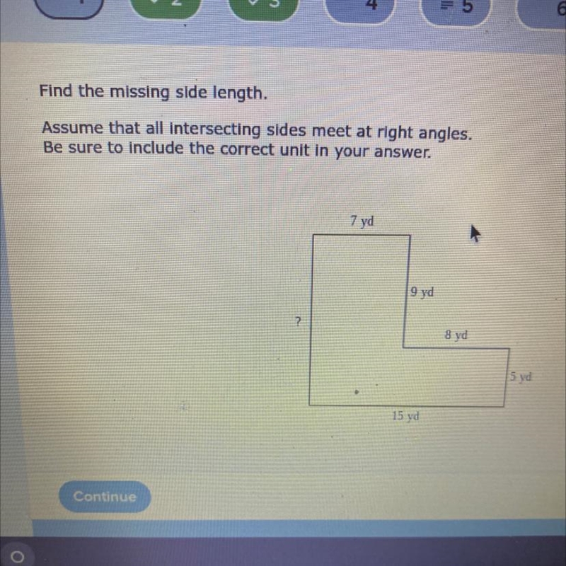 Find the missing side length￼-example-1