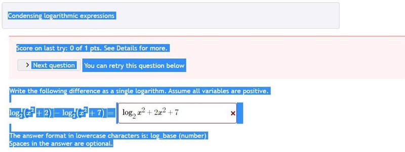 Help please not sure why i got it wrong! thank you-example-1