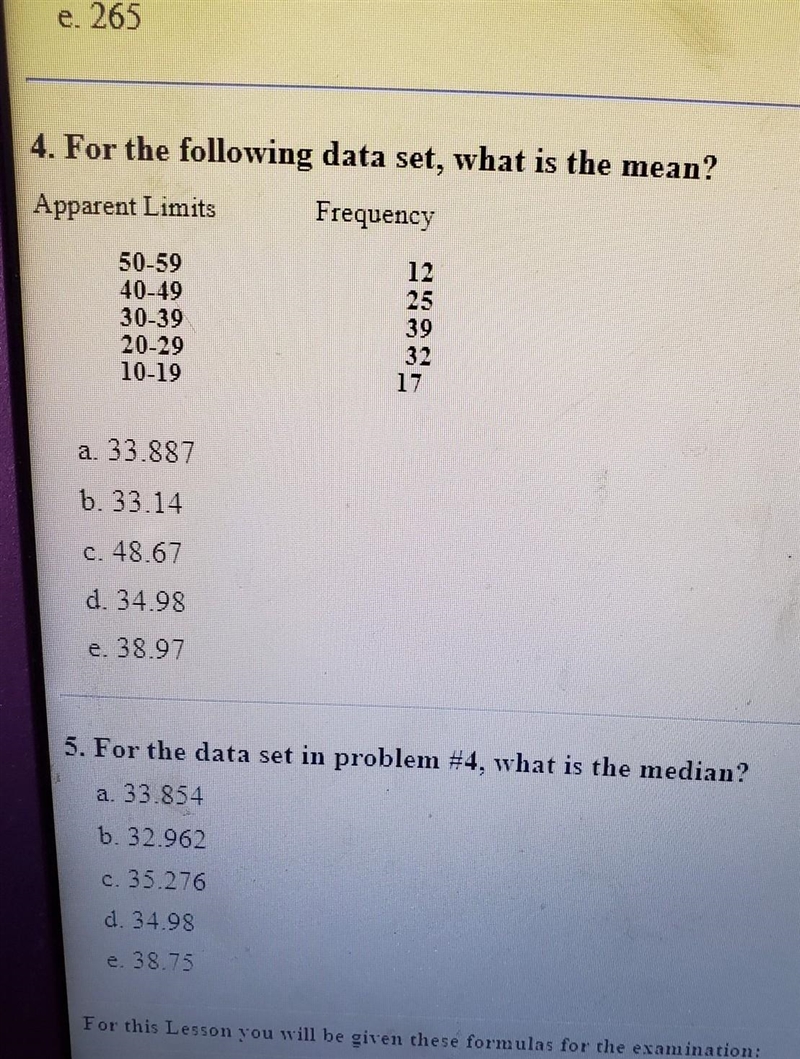 How do I calculate the mean and median? and what is it?-example-1