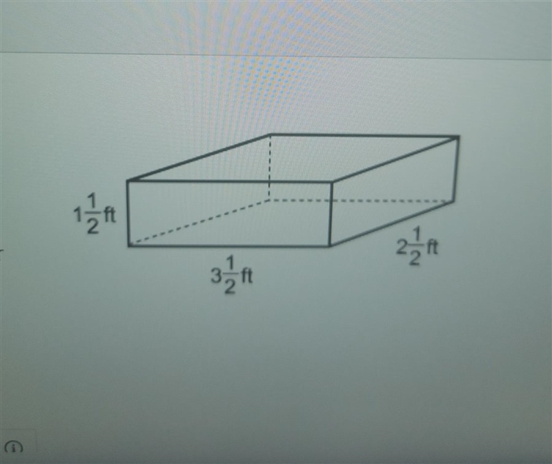 What is the volume of the prism? Enter in the box as a mixed number in simplest form-example-1