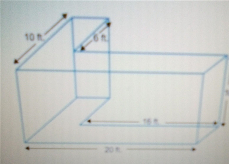 select the correct answer. community center has an l-shaped swimming pool that is-example-1