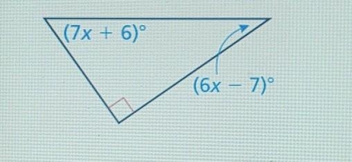 What's the measure for the top left angle and the top right angle of the triangle-example-1