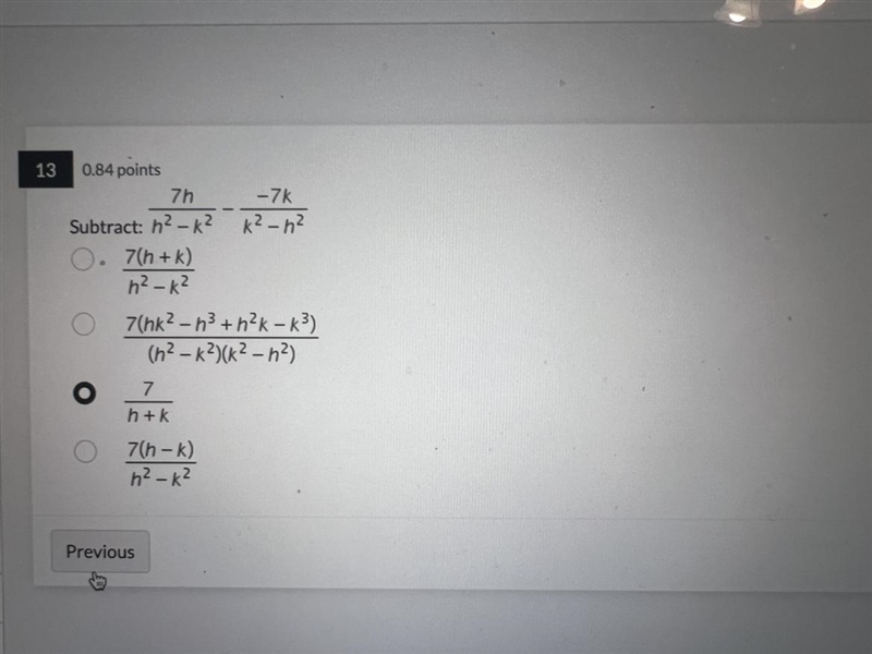 7h t: h²k² -7k k² - h²-example-1