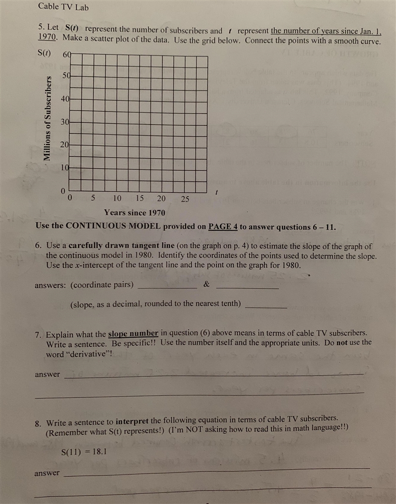 How do I solve this program?FOr question 6, the points were used:(0,10.8) & (4,16) Slope-example-1