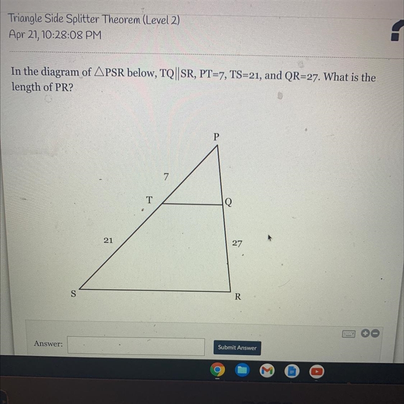 Triangle side splitter theorem question-example-1