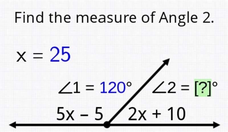 Find the measure of angle 2-example-1