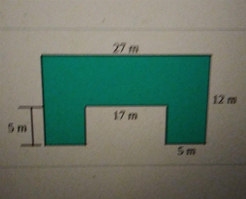 Find the area of the shaded region. All angles are right angles. The area of the shaded-example-1