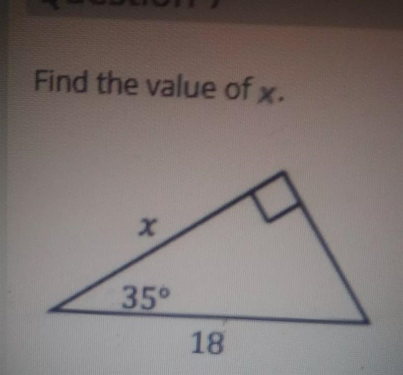 Can someone please help me find the value of x?-example-1