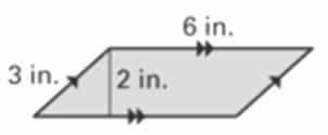 Referring to the figures, find the area of the quadrilaterals shown.-example-2