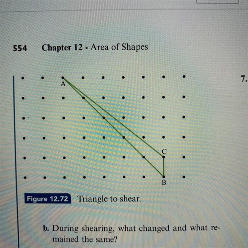 5.) a) make a drawing to show the result of sharing the triangle and figure 12.72 into-example-1