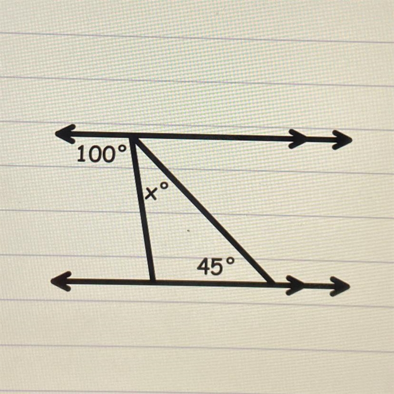 Find x. please pleaseeeee help-example-1