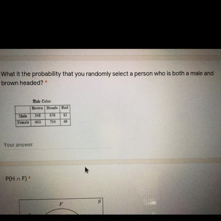 What it the probability that you randomly select a person who is both a male andbrown-example-1