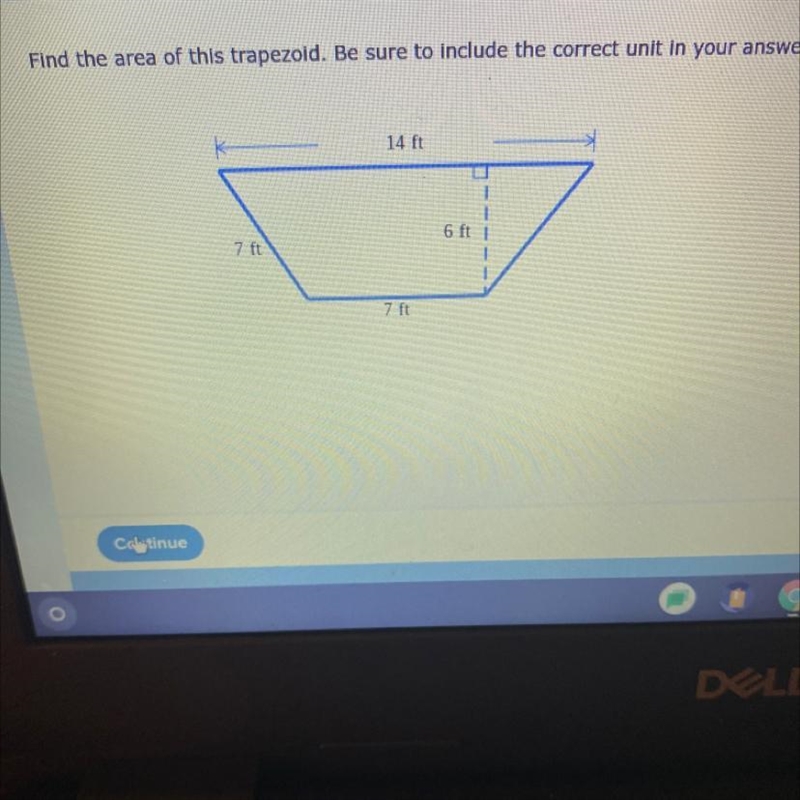 Find the area of this trapezoid. Be sure to include the correct unit in your answer-example-1