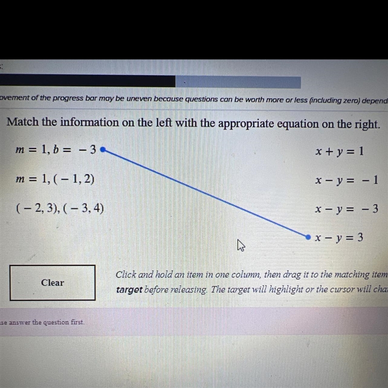 Match the info on the left with the appropriate equation on the right.-example-1