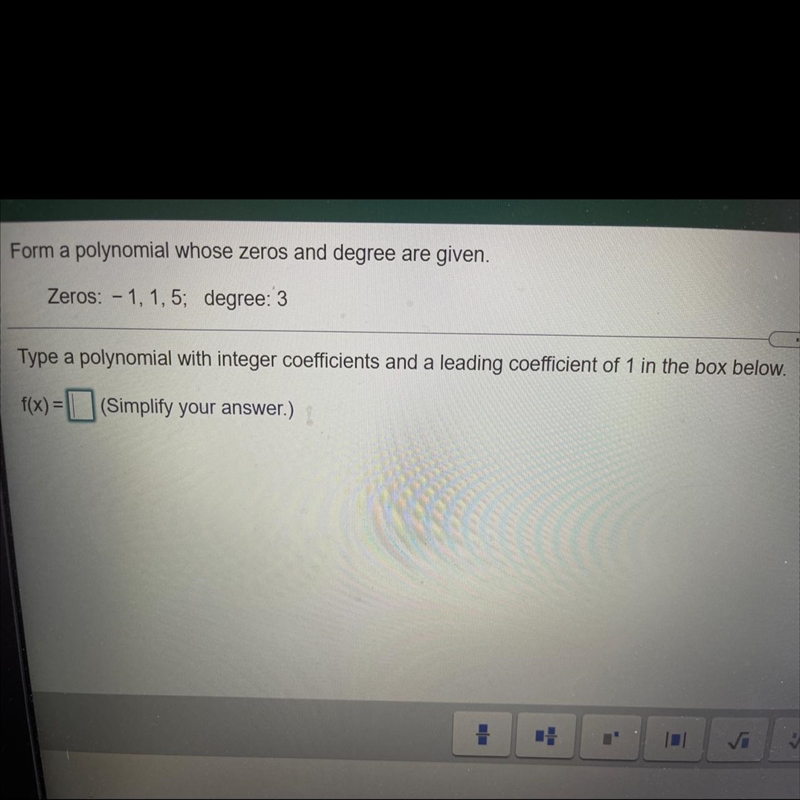 Hello can you help me simplify my answer I have the answer but can’t simplify it-example-1