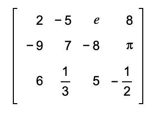 Give the order of the given matrix.b.  If A=aij, identify a32 and a23, if possible-example-2