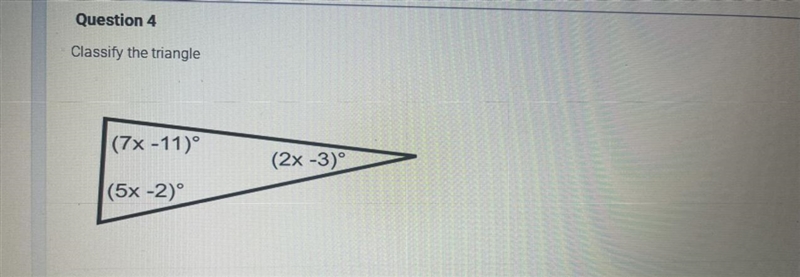 How do I classify the triangle? Is this an acute triangle-example-1