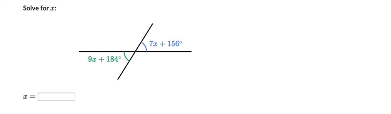 Solve for x using the image below:-example-1