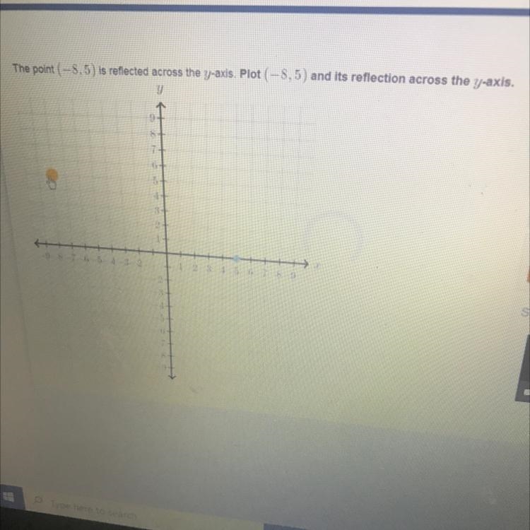 Where will the reflection of A over the y-axis be?-example-1