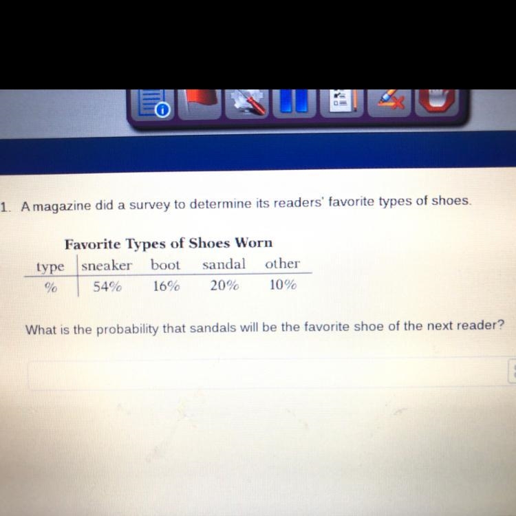 FIND THE INDICATED PROBABILITY A magazine did a survey to determine its readers favorite-example-1