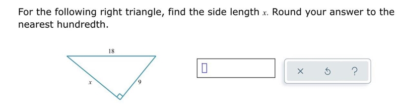 Hello! I need help with this problem involving the Pythagorean Theorem. Thank you-example-1