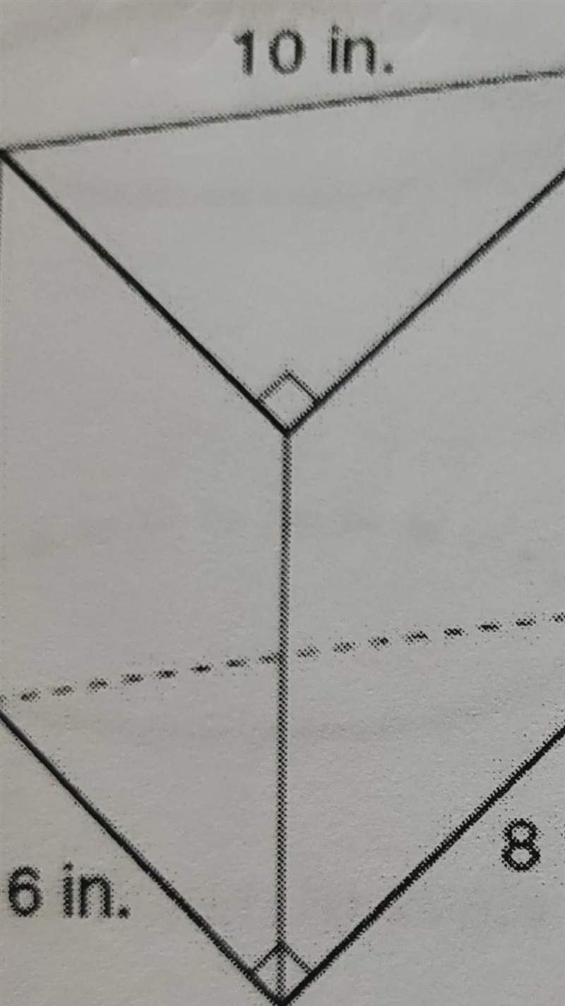 The volume of the prism below is 264 in3. what is the height of the prism-example-1