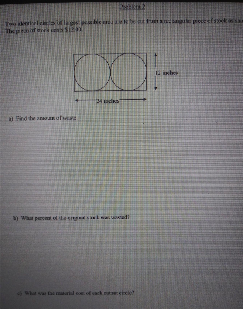 Area of percentthe answer is divided in to a( b) and c)-example-1