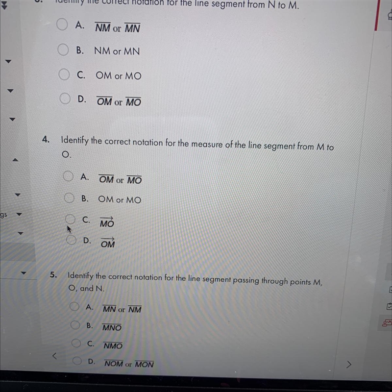 Hello, i need help with questions 3,4&5. i will be sending the figure separately-example-1