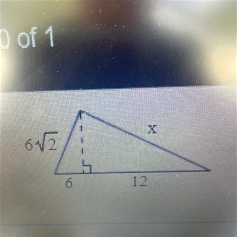 How do I find x I know you separate the shapes but I got it wrong…-example-1