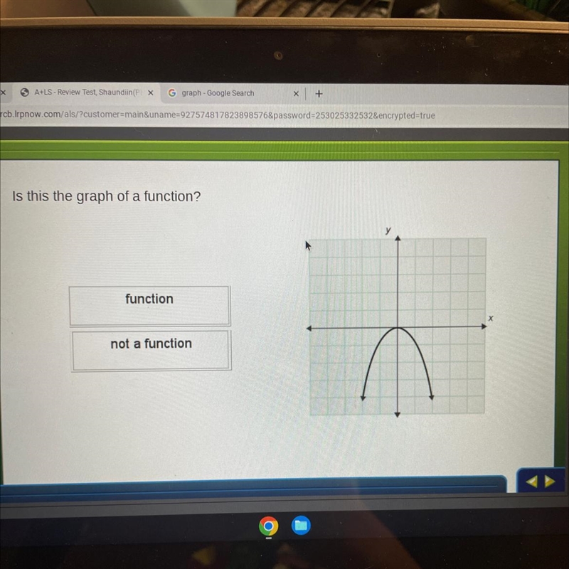 Is this the graph of a function?-example-1