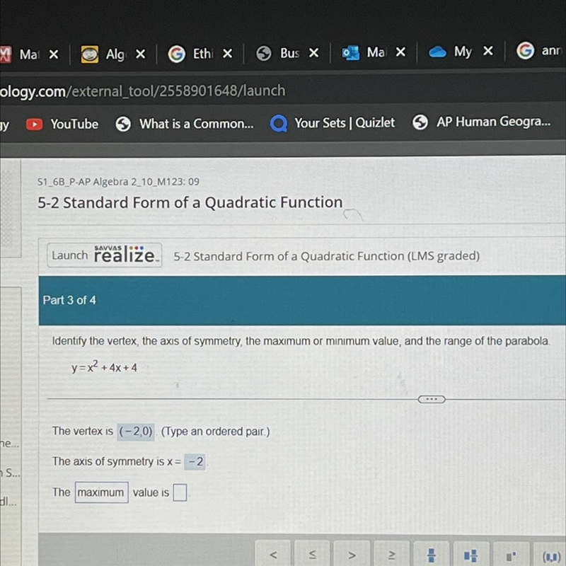 I don’t know if it’s maximum value or minimum value and the answer too-example-1