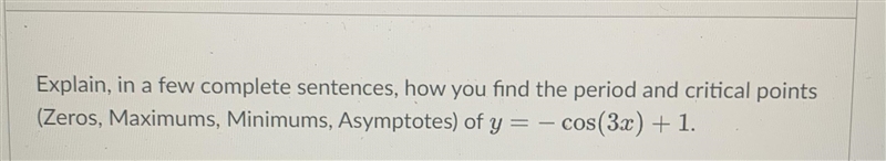 Explain how to find the period and the critical points (Zeros, Maximums, Minimums-example-1