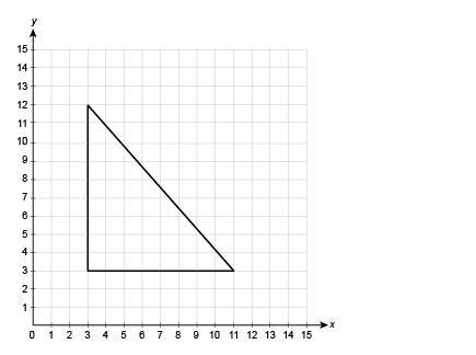 What is the area of the triangle in the coordinate plane? 36 units² 38 units² 66 units-example-1