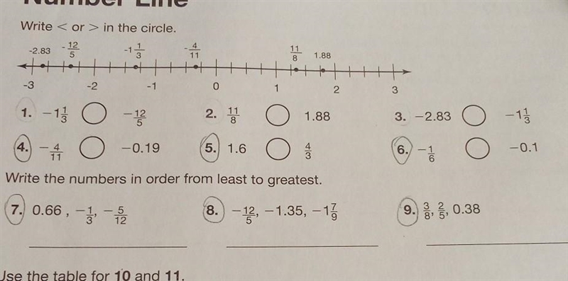 I need help with this # 1-9. show your work.​ hurry due tomorrow morning-example-1