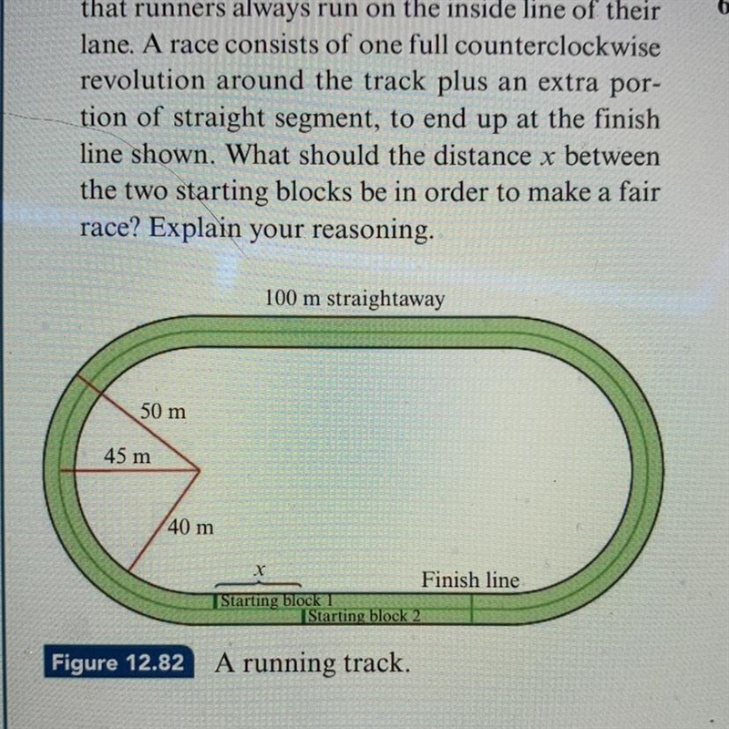 #3.) A large running track is constructed to have straight sections into semicircular-example-1