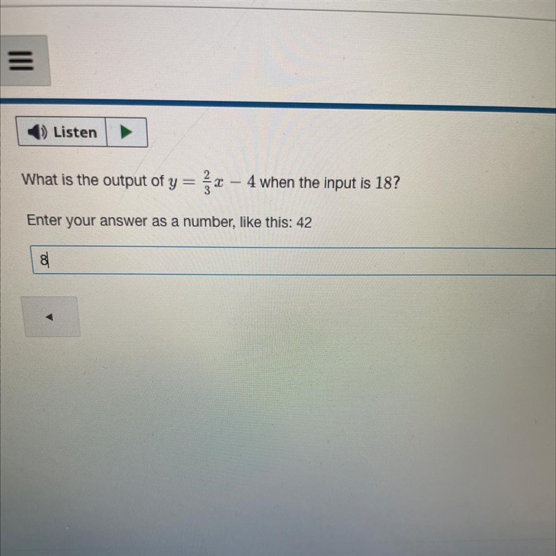 What is the output when the input of this equation is 18-example-1