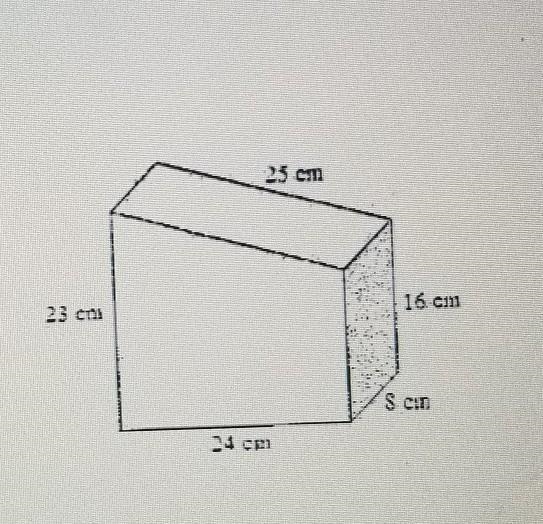 Determine the volume of the prism. Be sure to correctly identify the base.-example-1