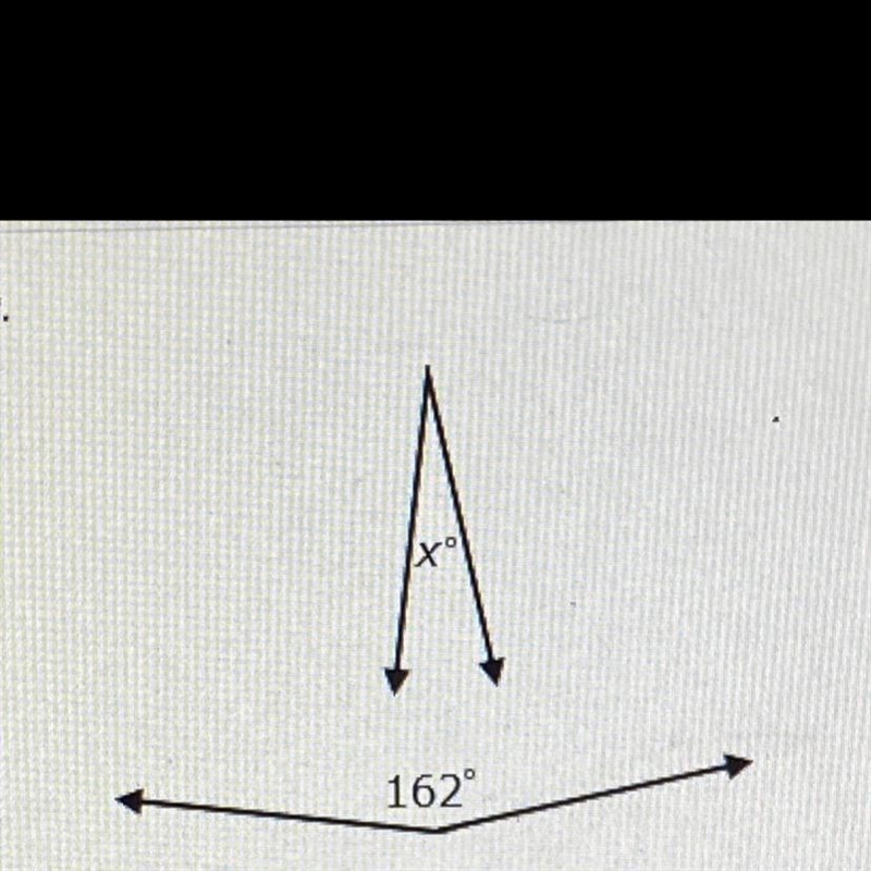 The two angles shown are supplementary.162°Which equation can be solved to find the-example-1