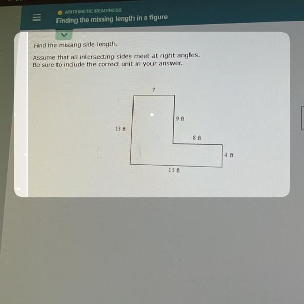 What’s the missing side length?-example-1