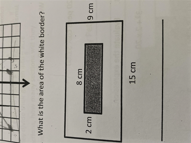 What is the area of the white border?-example-1