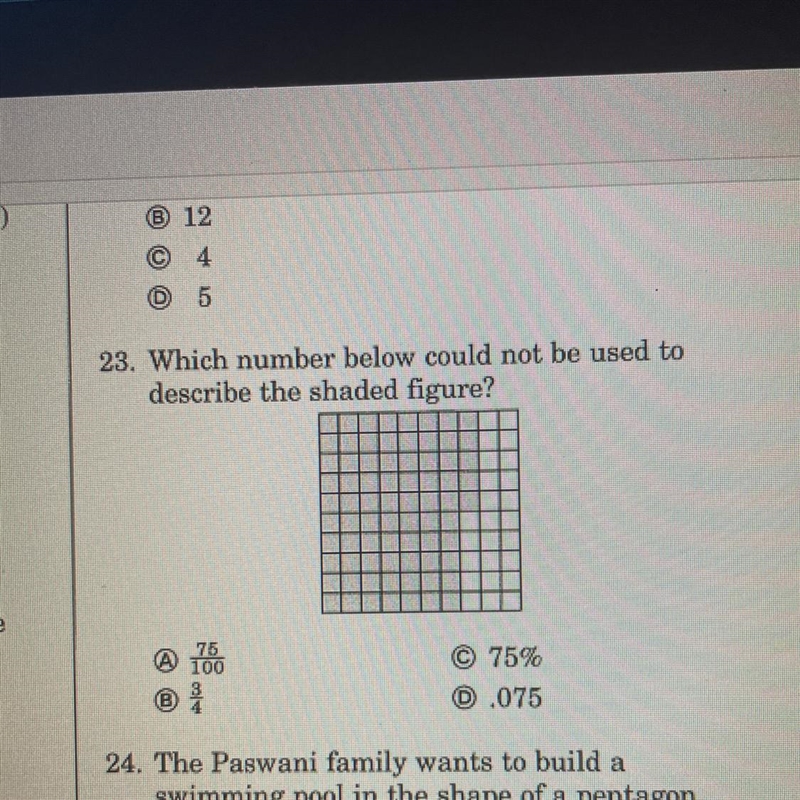 23. Which number below could not be used to PLEASEE HELP!!-example-1