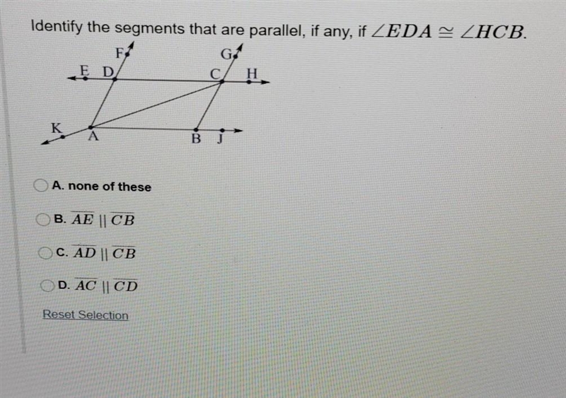 Identify the segments that are parallel​-example-1