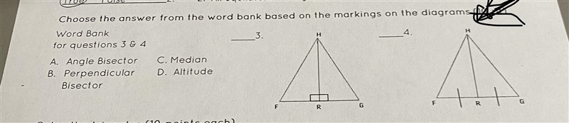 False1.True1. Isosceles triangles have noHHTrue False2. 2. All equilateral triangles-example-1