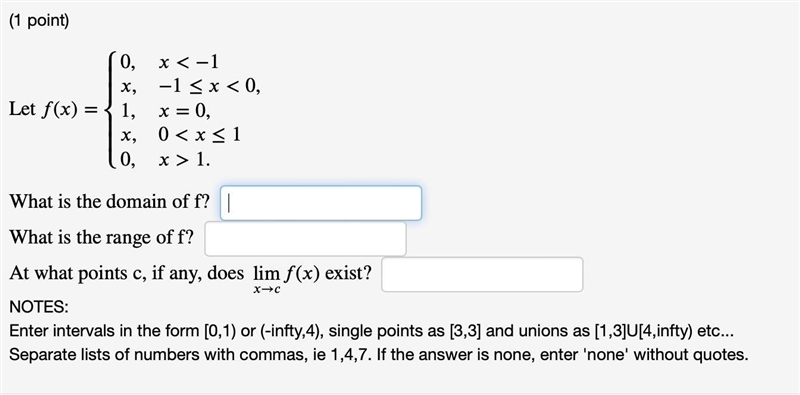 What is the domain of f? What is the range of f?-example-1