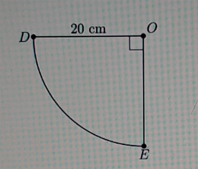 Part Acalculate the exact area of the shape IN TERMS OF PIA = kcm²Part B calculate-example-1